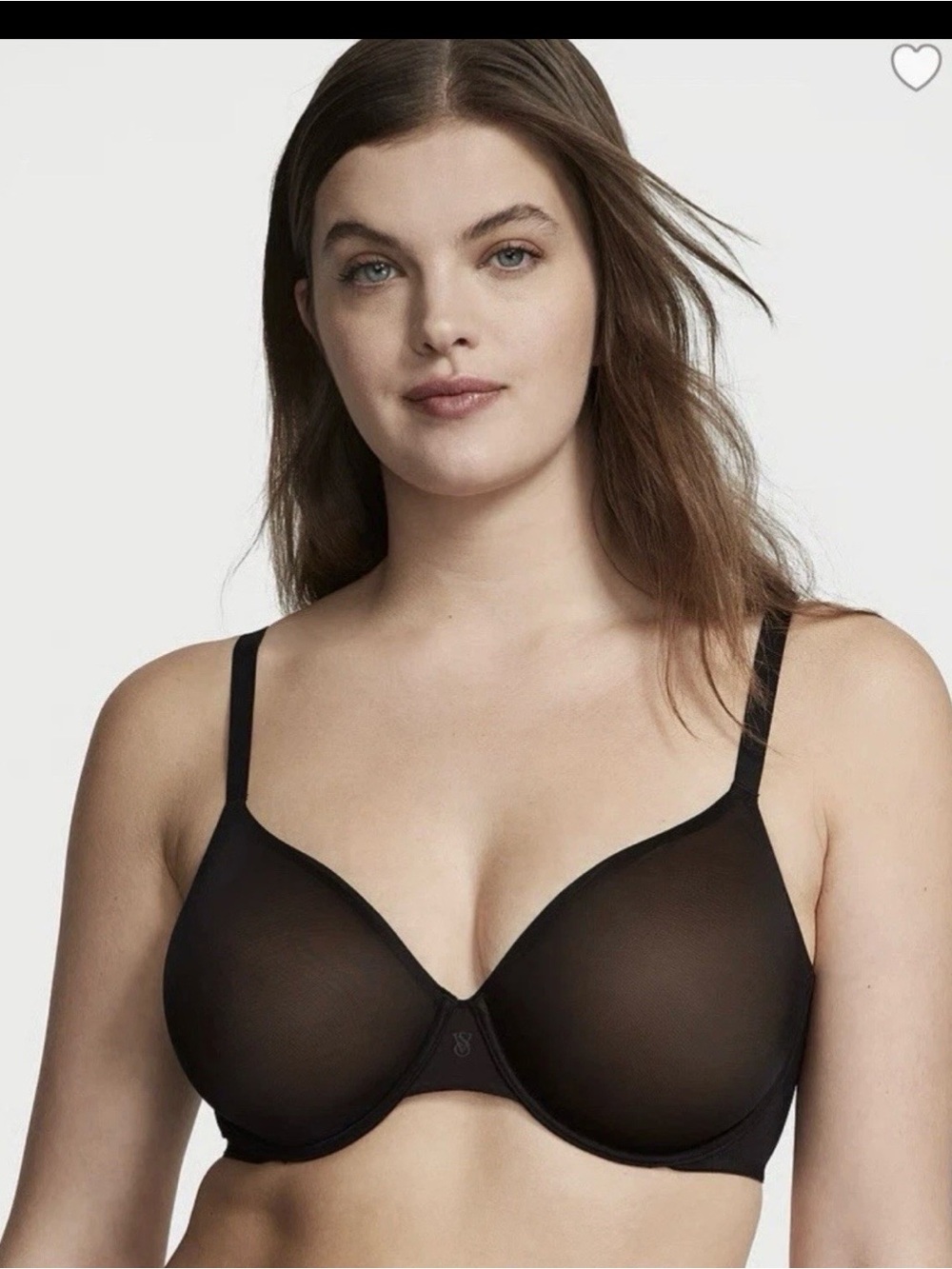 Victoria's Secret Angelight perfect coverage bra black 34DDD